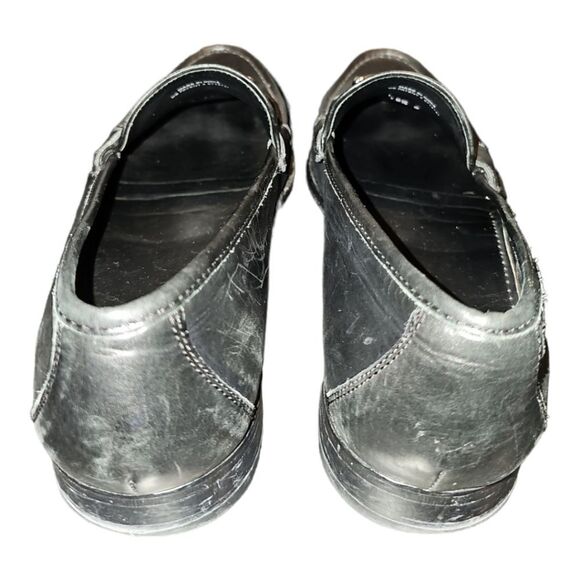SOLD!! COLE HAAN Black Leather Horsebit Loafer Slip Ons - Size 10 1/2 - Picture 4 of 10